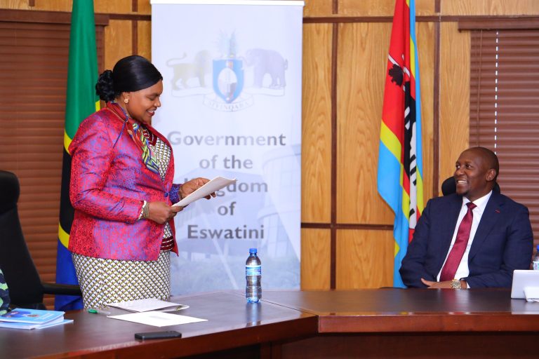 WAZIRI MHAGAMA AWASILISHA UJUMBE WA RAIS SAMIA KWA FALME YA ESWATINI
