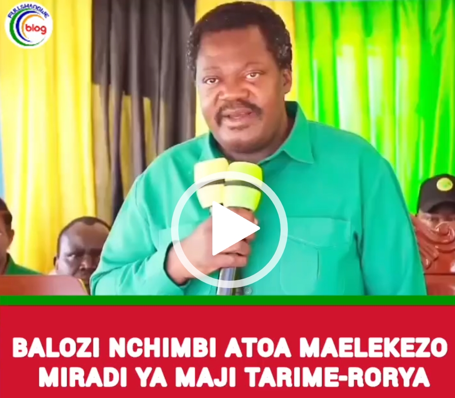BALOZI NCHIMBI ATOA MAELEKEZO MIRADI YA MAJI TARIME- RORYA