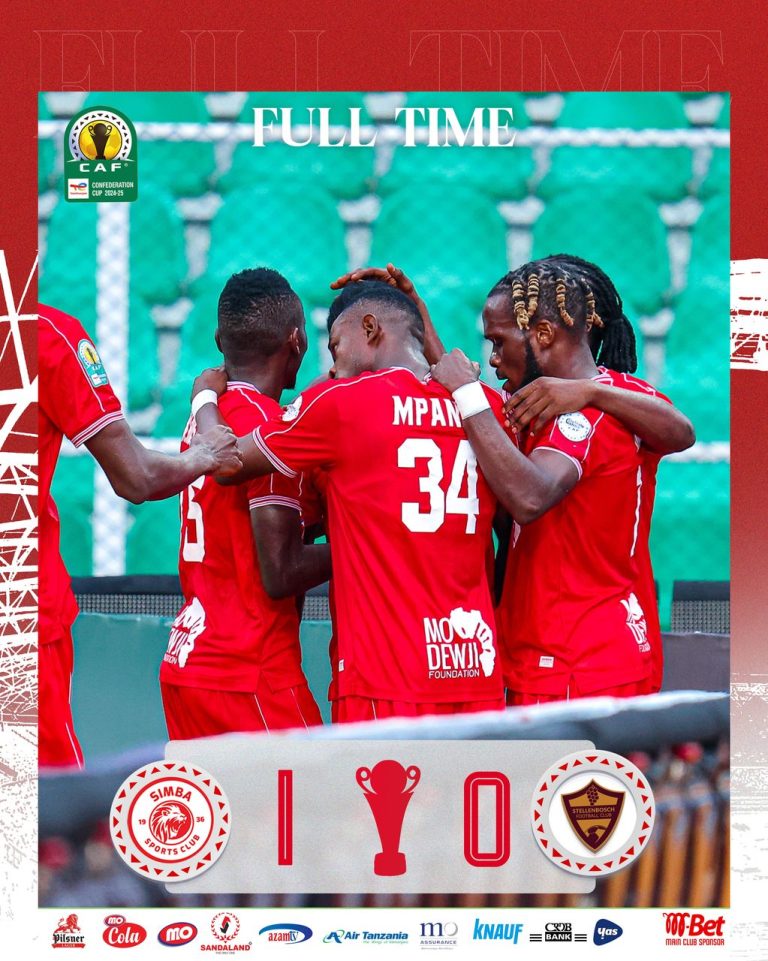 SIMBA SC YAICHAPA STELLENBOSCH 1-0 NUSU FAINALI KOMBE LA SHIRIKISHO AFRIKA