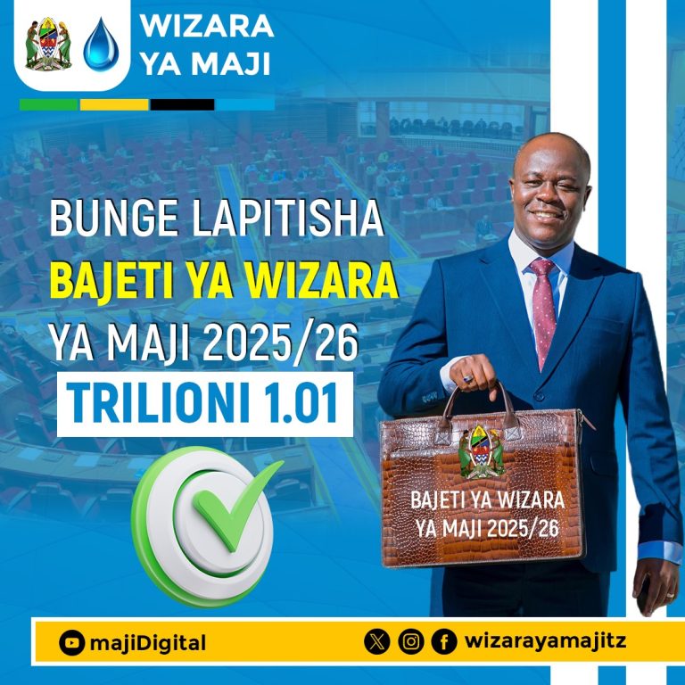 BUNGE LAPITISHA BAJETI YA WIZARA YA MAJI KWA KISHINDO