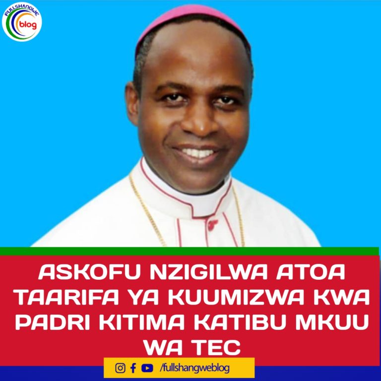 ASKOFU NZIGILWA ATOA TAARIFA YA KUUMIZWA KWA PADRI KITIMA KATIBU MKUU WA TEC