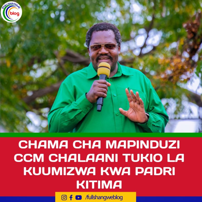CHAMA CHA MAPINDUZI CCM CHALAANI TUKIO LA KUUMIZWA KWA PADRI KITIMA