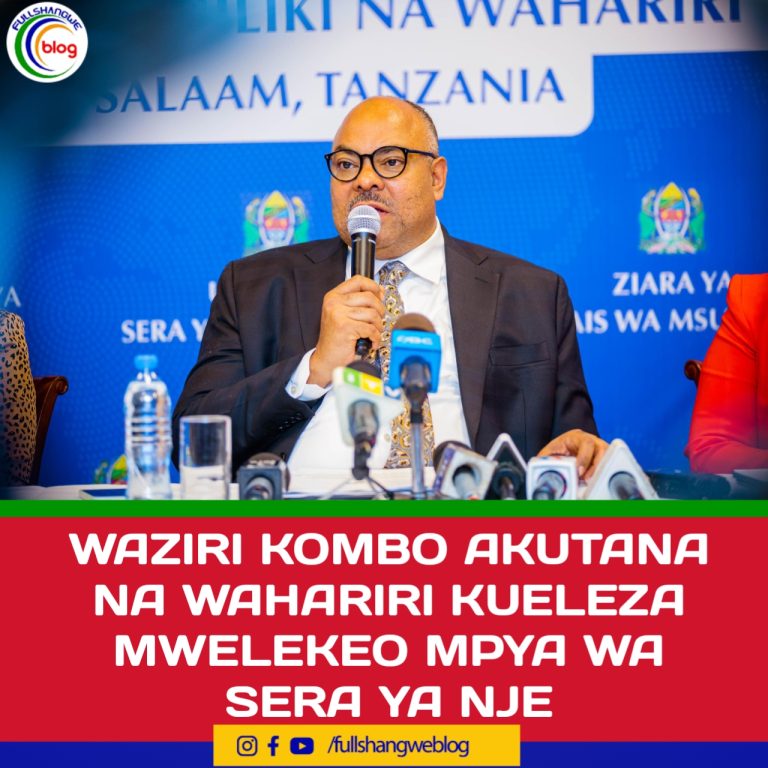 WAZIRI KOMBO AKUTANA NA WAHARIRI KUELEZA MWELEKEO MPYA WA SERA YA NJE
