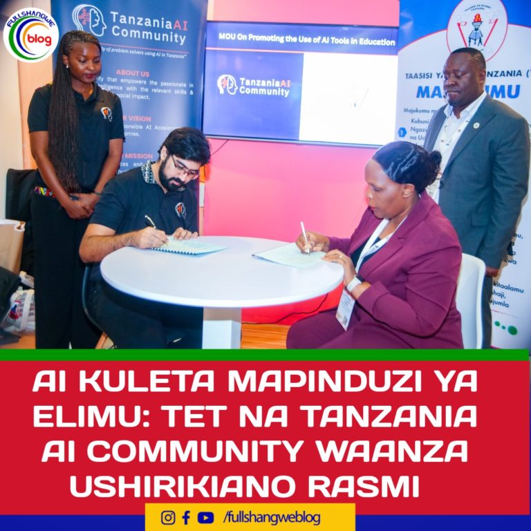 AI KULETA MAPINDUZI YA ELIMU TANZANIA: TET NA TANZANIA AI COMMUNITY WAANZA USHIRIKIANO RASMI