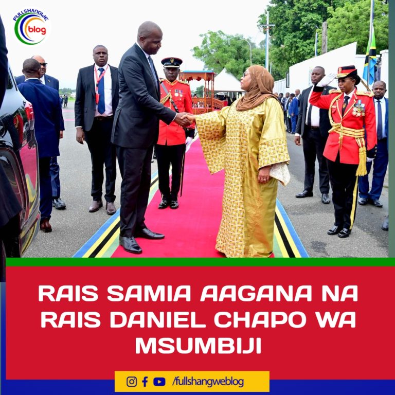 RAIS SAMIA AAGANA NA RAIS DANIEL CHAPO WA MSUMBIJI