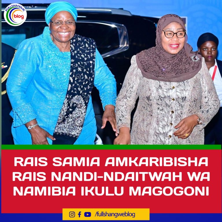 RAIS SAMIA AMKARIBISHA RAIS NANDI-NDAITWAH WA NAMIBIA IKULU MAGOGONI