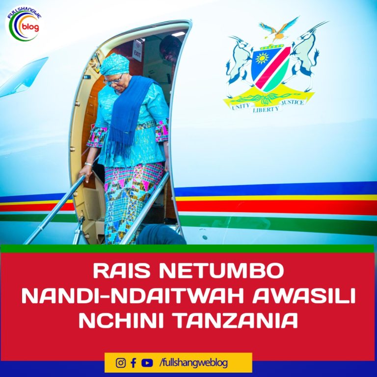 RAIS NETUMBO NANDI-NDAITWAH AWASILI NCHINI TANZANIA