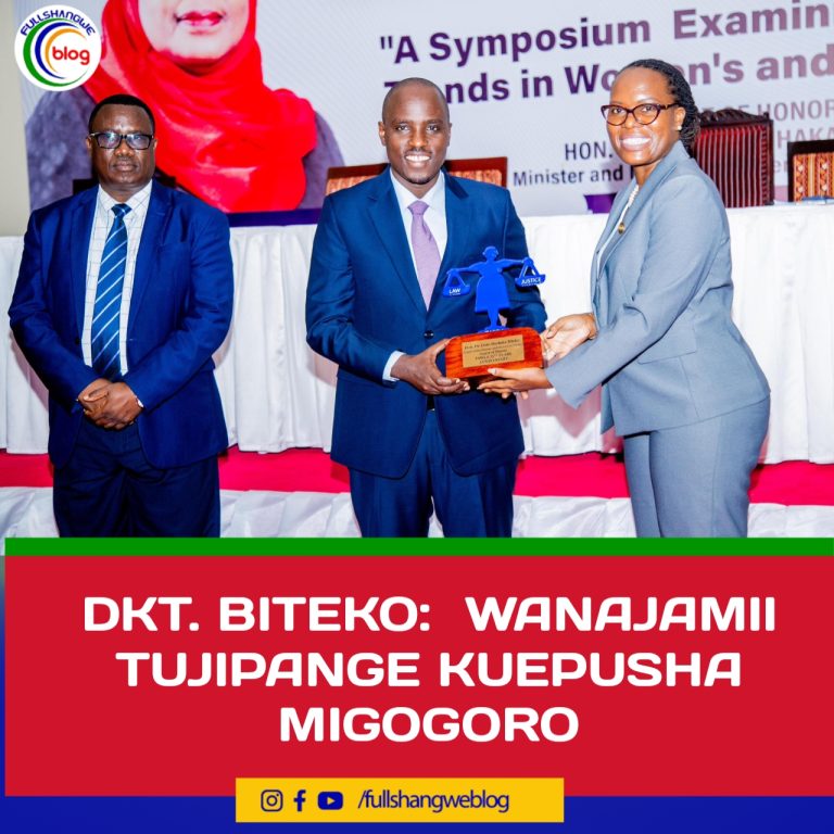 DKT. BITEKO: WANAJAMII TUJIPANGE KUEPUSHA MIGOGORO