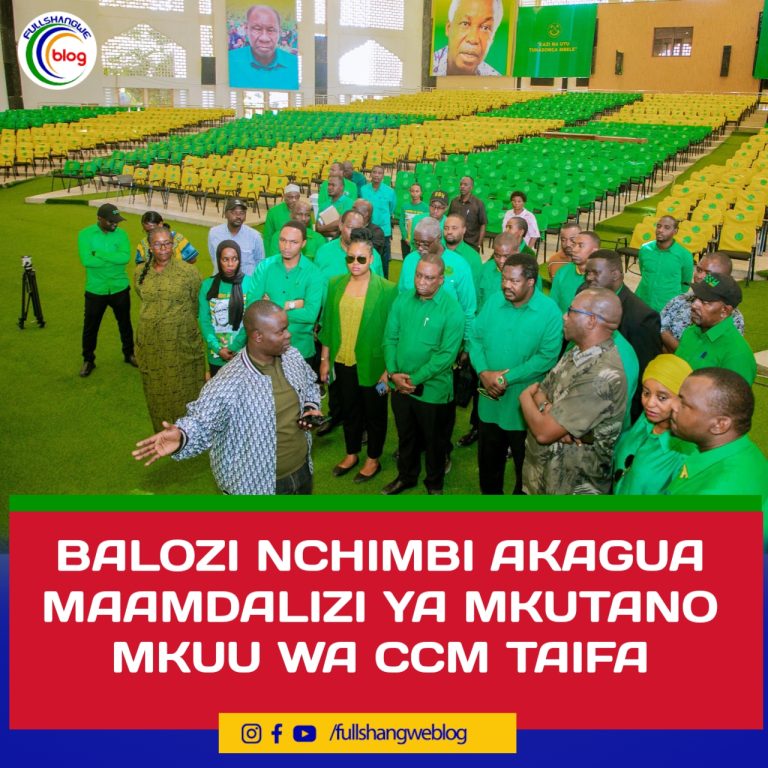 BALOZI NCHIMBI AKAGUA MAAMDALIZI YA MKUTANO MKUU WA CCM TAIFA