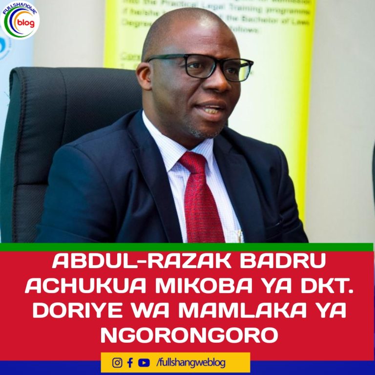 ABDUL-RAZAK BADRU ACHUKUA MIKOBA YA DKT. DORIYE WA MAMLAKA YA NGORONGORO