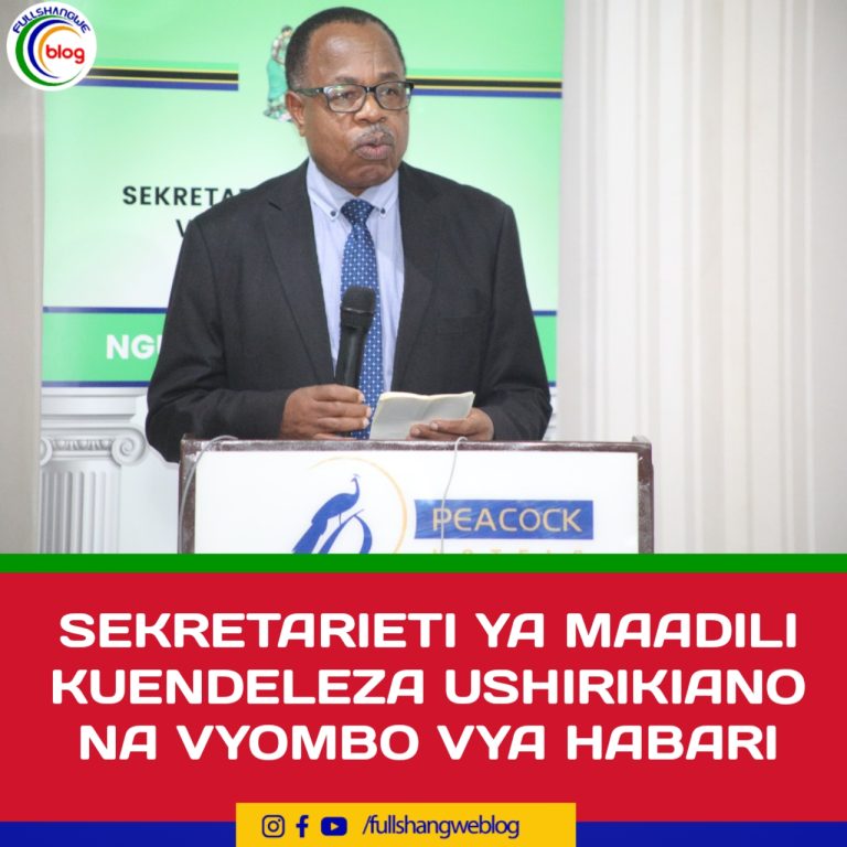 SEKRETARIETI YA MAADILI KUENDELEZA USHIRIKIANO NA VYOMBO VYA HABARI
