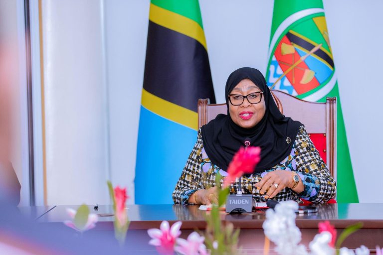 RAIS SAMIA AKIWA KATIKA MAZUNGUMZO NA MGENI WAKE RAIS NHE. CHAPO WA MSUMBIJI