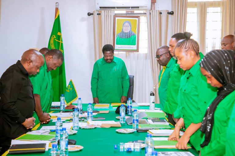 KATIBU MKUU CCM AONGOZA KIKAO CHA SEKRETARIETI YA HALMASHAURI KUU YA CCM TAIFA