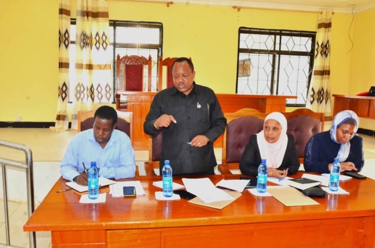 DC SIMA AONGOZA TATHMINI  LISHE BUKOBA MKOANI KAGERA