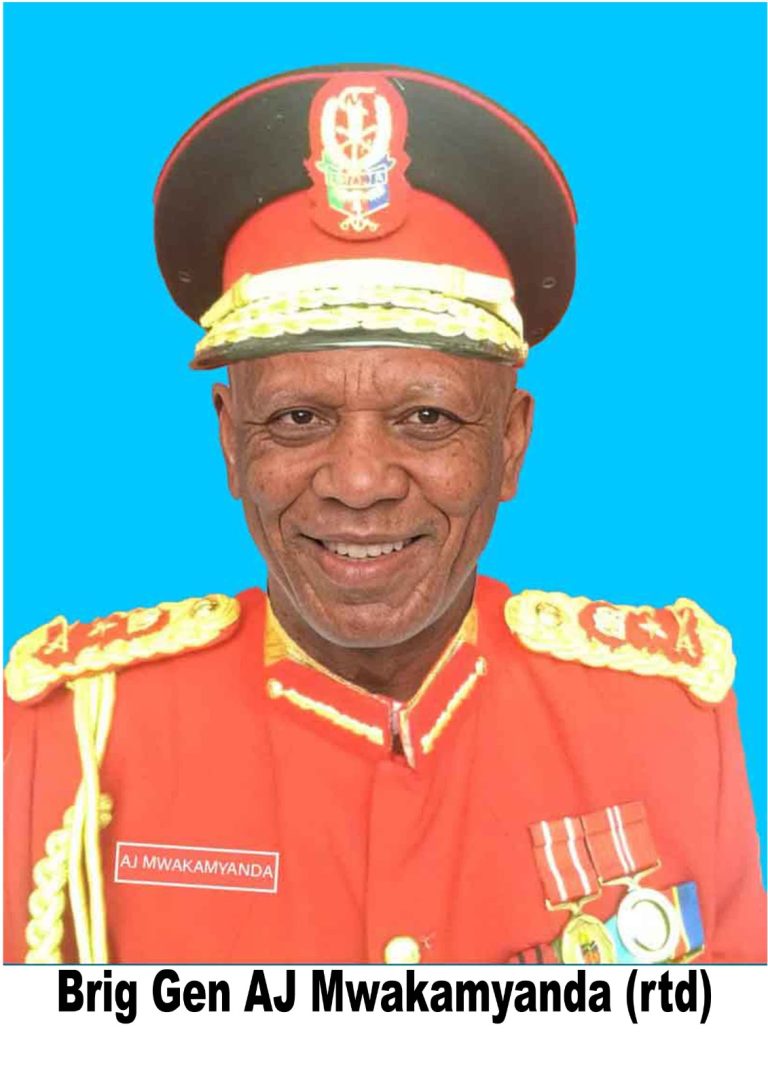 BRIGEDIA JENERALI MSTAAFU ALLAN MWAKAMYANDA AFARIKI DUNIA