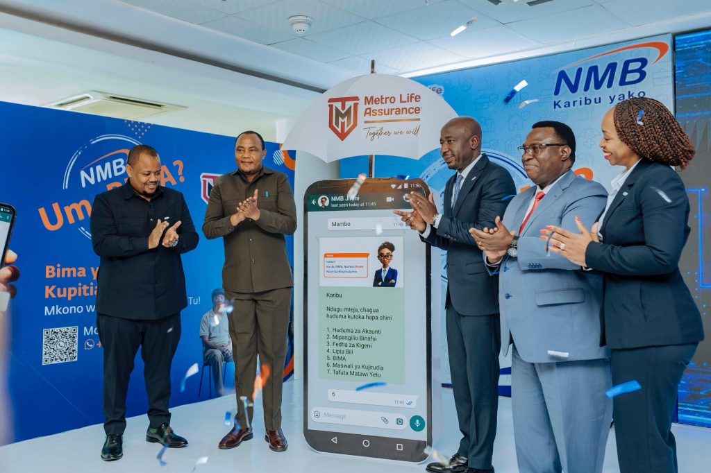 BENKI YA NMB NA METRO LIFE ASSURANCE YALETA BIMA YA KIKUNDI KUPITIA WHATSAPP