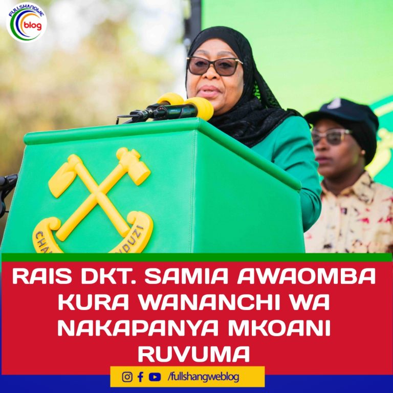 RAIS DKT. SAMIA AWAOMBA KURA WANANCHI WA NAKAPANYA MKOANI RUVUMA