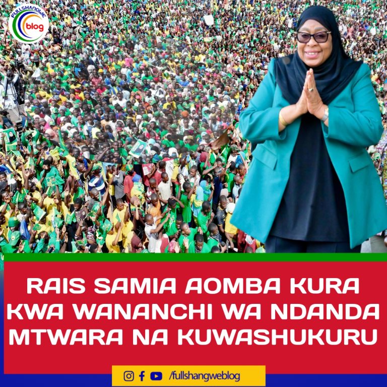 RAIS SAMIA AOMBA KURA KWA WANANCHI WA NDANDA MTWARA NA KUWASHUKURU