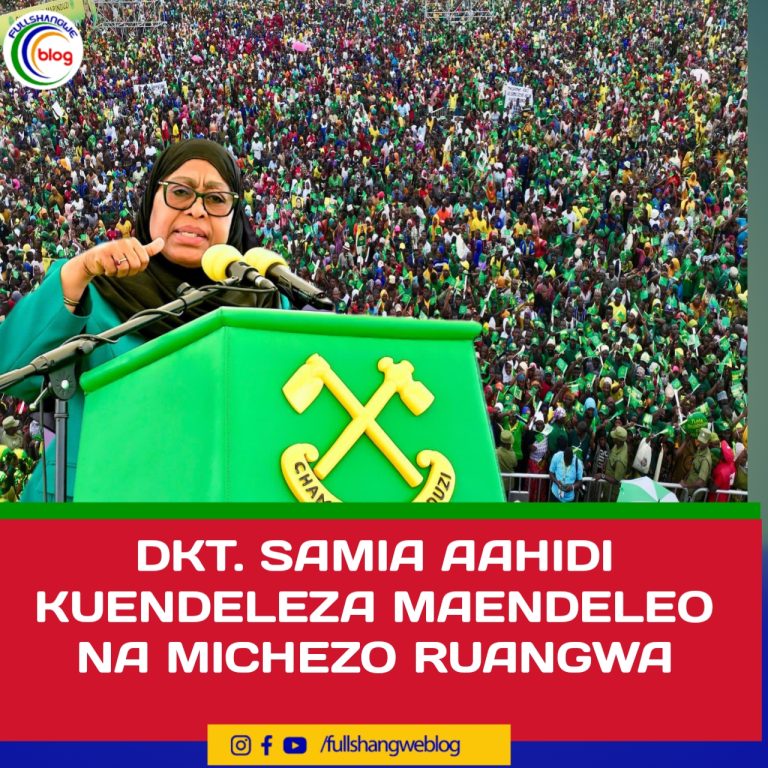 DKT. SAMIA AAHIDI KUENDELEZA MAENDELEO NA MICHEZO RUANGWA