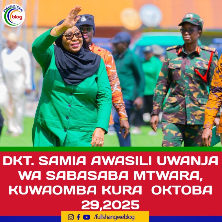 DKT. SAMIA AWASILI UWANJA WA SABASABA MTWARA, KUWAOMBA KURA  OKTOBA 29,2025