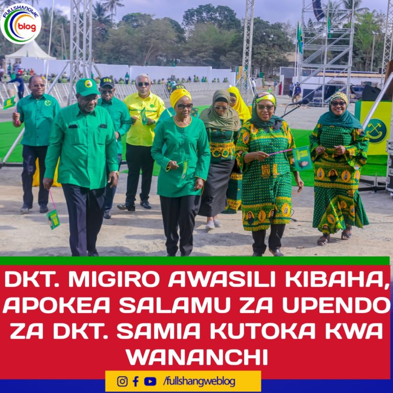 DKT. MIGIRO AWASILI KIBAHA, APOKEA SALAMU ZA UPEMDO ZA  DKT. SAMIA KUTOKA KWA WANANCHI
