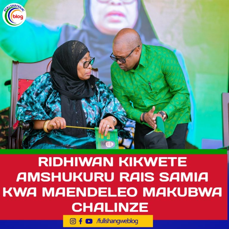 RIDHIWAN KIKWETE AMSHUKURU RAIS SAMIA KWA MAENDELEO MAKUBWA CHALINZE