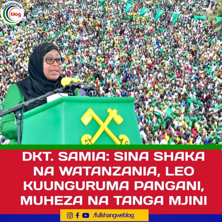 DKT. SAMIA SINA SHAKA NA WATANZANIA, LEO KUUNGURUMA PANGANI, MHUEZA NA TANGA MJINI