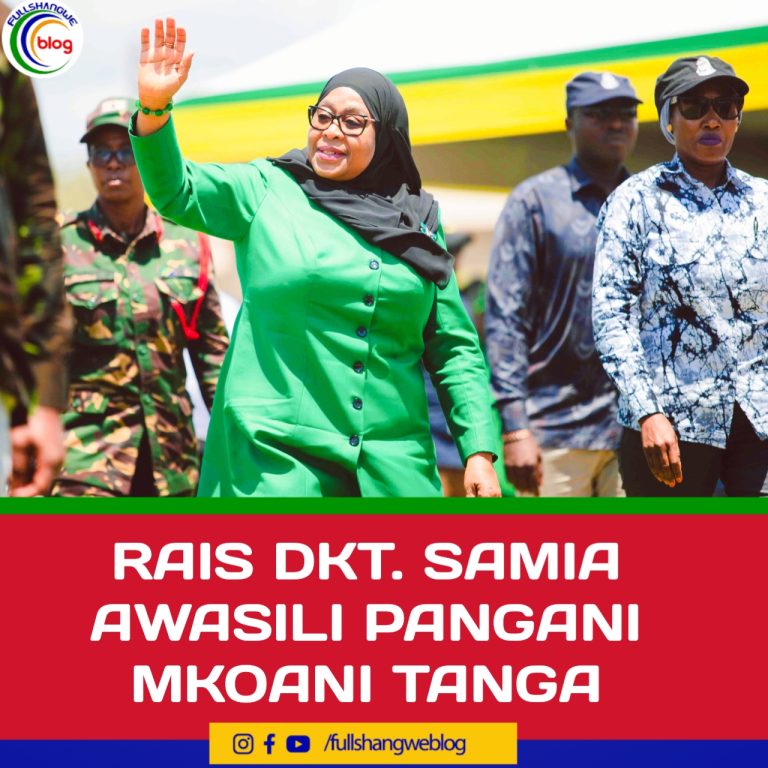 RAIS DKT. SAMIA AWASILI PANGANI MKOANI TANGA