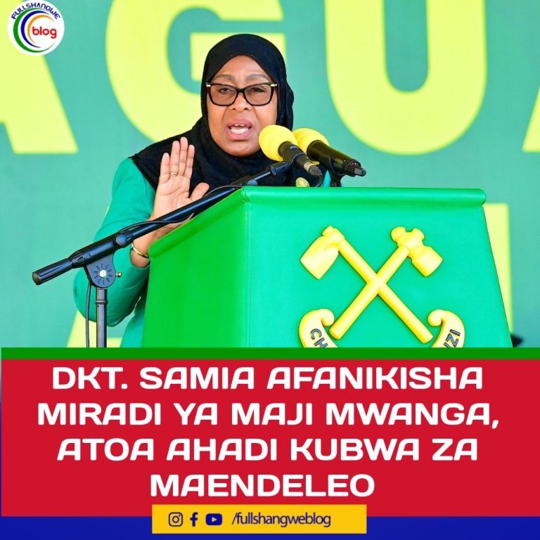 DKT. SAMIA AFANIKISHA MIRADI YA MAJI MWANGA, ATOA AHADI KUBWA ZA MAENDELEO