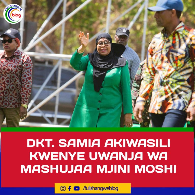 DKT. SAMIA AKIWASILI KWENYE UWANJA WA MASHUJAA MJINI MOSHI