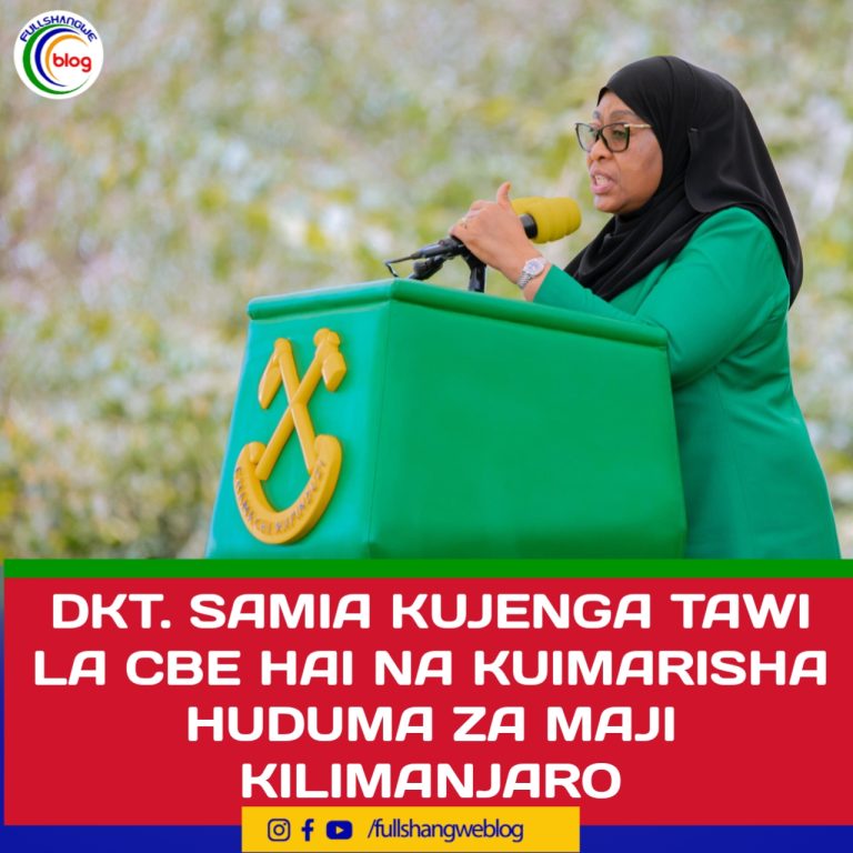 DKT. SAMIA KUJENGA TAWI LA CBE HAI NA KUIMARISHA HUDUMA ZA MAJI KILIMANJARO
