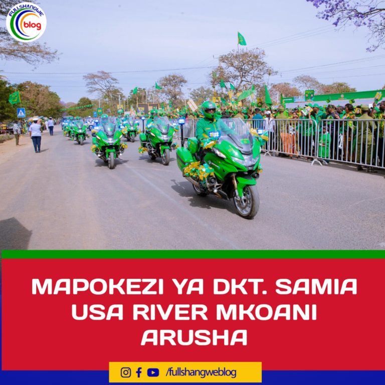 MAPOKEZI YA DKT. SAMIA USA RIVER MKOANI ARUSHA