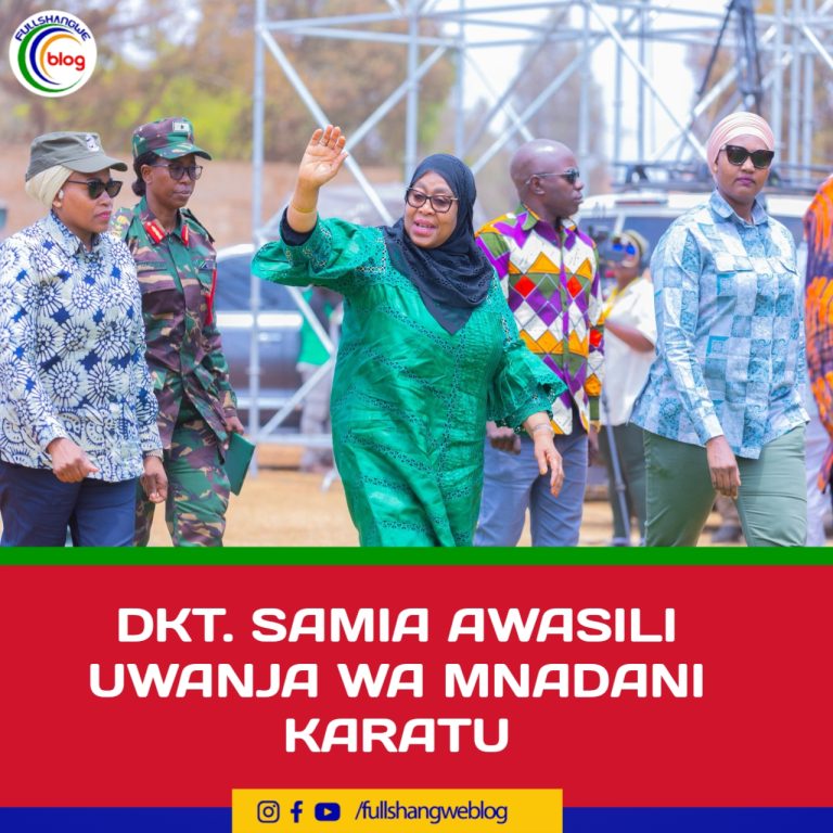 DKT. SAMIA AWASILI UWANJA WA MNADANI KARATU