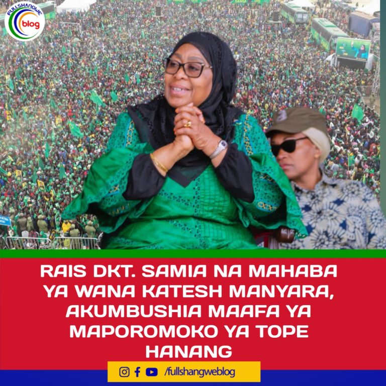 RAIS DKT. SAMIA NA MAHABA YA WANA KATESH MANYARA, AKUMBUSHIA MAAFA YA MAPOROMOKO YA TOPE HANANG
