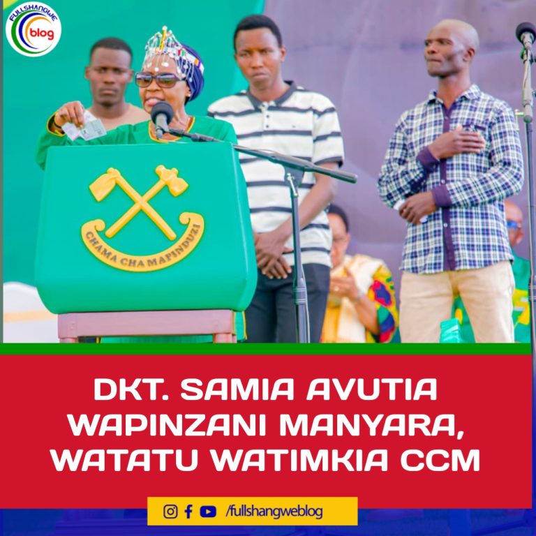 DKT. SAMIA AVUTIA WAPINZANI MANYARA, WATATU WATIMKIA CCM