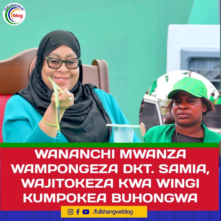 WANANCHI MWANZA WAMPONGEZA DKT. SAMIA KWA MAENDELEO, WAJITOKEZA KWA WINGI KUMPOKEA NYAMAGANA