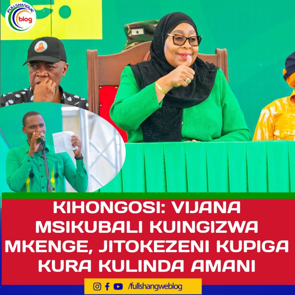 KIHONGOSI: VIJANA MSIKUBALI KUINGIZWA MKENGE, JITOKEZENI KUPIGA KURA KULINDA AMANI