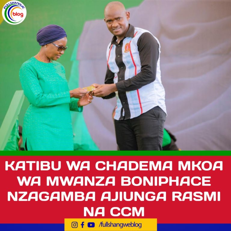 KATIBU WA CHADEMA MKOA WA MWANZA BONIPHACE NZAGAMBA AJIUNGA RASMI NA CCM