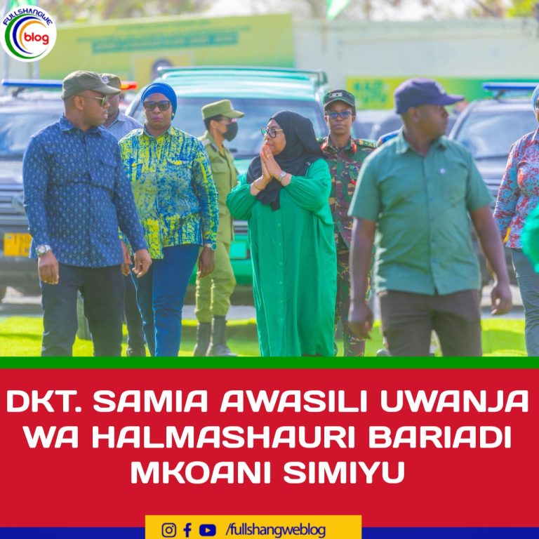 DKT. SAMIA AWASILI UWANJA WA HALMASHAURI BARIADI MKOANI SIMIYU