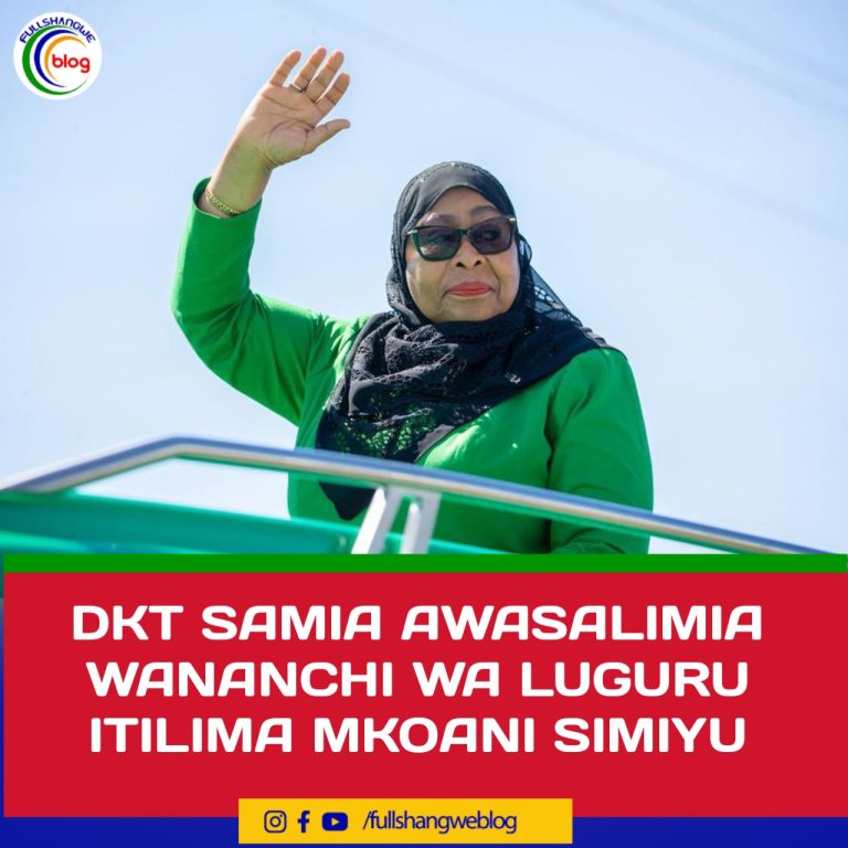 DKT . SAMIA ASALIMIA WANANCHI WA LUGURU ITILIMA MKOANI SIMIYU