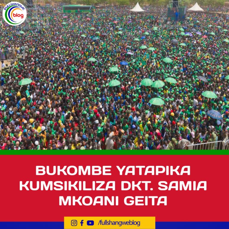 BUKOMBE YATAPIKA KUMSIKILIZA DKT. SAMIA MKOANI GEITA