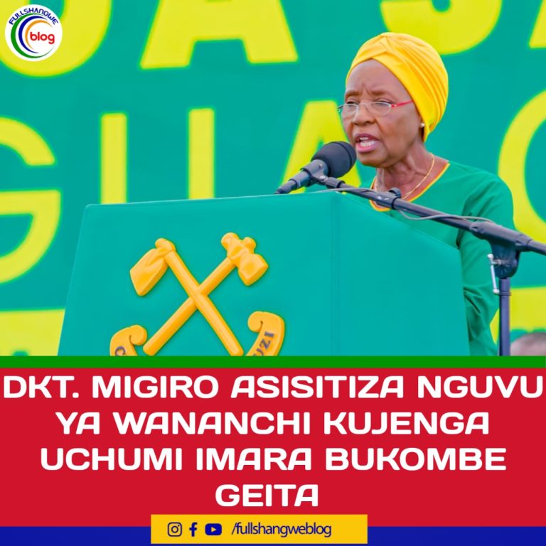 DKT. MIGIRO ASISITIZA NGUVU YA WANANCHI KUJENGA UCHUMI IMARA BUKOMBE GEITA