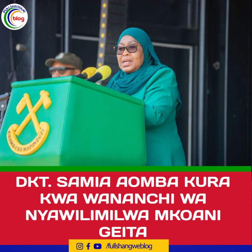 DKT. SAMIA AOMBA KURA KWA WANANCHI WA NYAWILIMILWA MKOANI GEITA