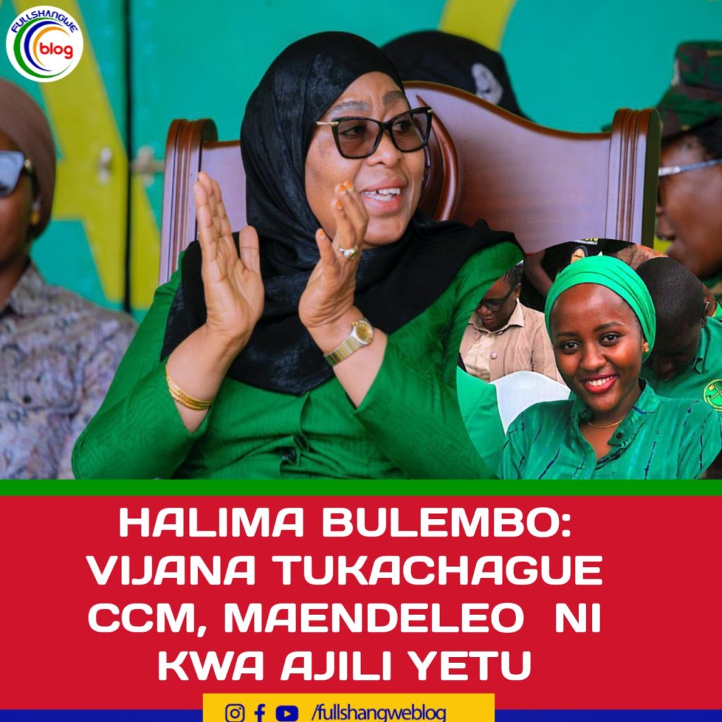 HALIMA BULEMBO: VIJANA TUKACHAGUE CCM KWA MAANA MAENDELEO YOTE YANAFANYWA KWA AJILI YETU 