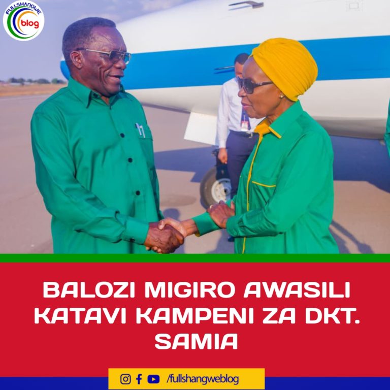 BALOZI MIGIRO AWASILI KATAVI KAMPENI ZA DKT. SAMIA