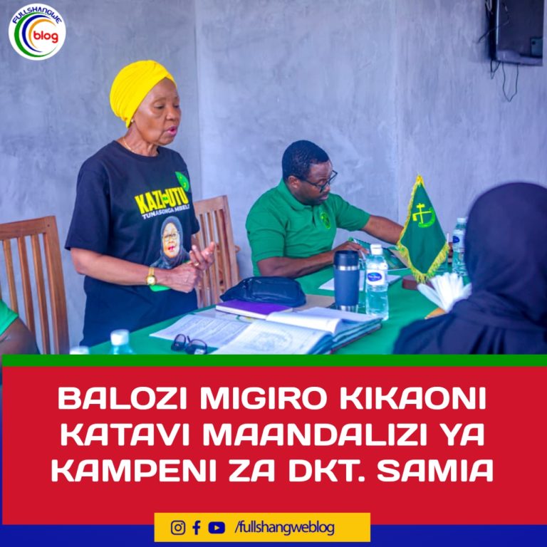 BALOZI MIGIRO KIKAONI KATAVI MAANDALIZI YA KAMPENI ZA DKT. SAMIA
