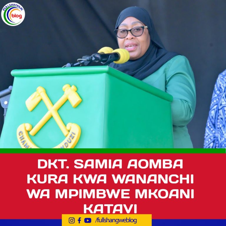 DKT. SAMIA AOMBA KURA KWA WANANCHI WA KIBAONI MPIMBWE MKOANI KATAVI