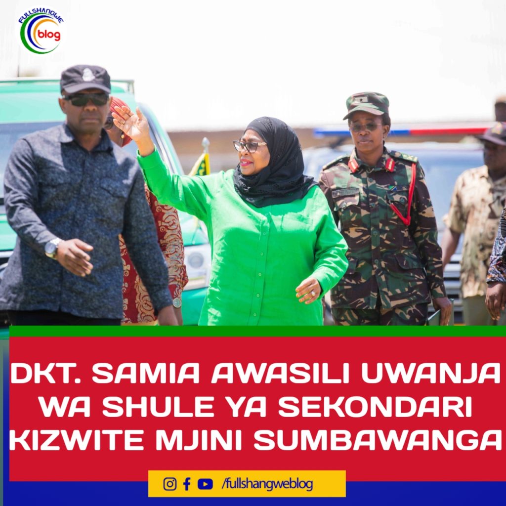 DKT. SAMIA AWASILI UWANJA WA SHULE YA MSINGI KIZWITE MJINI SUMBAWANGA