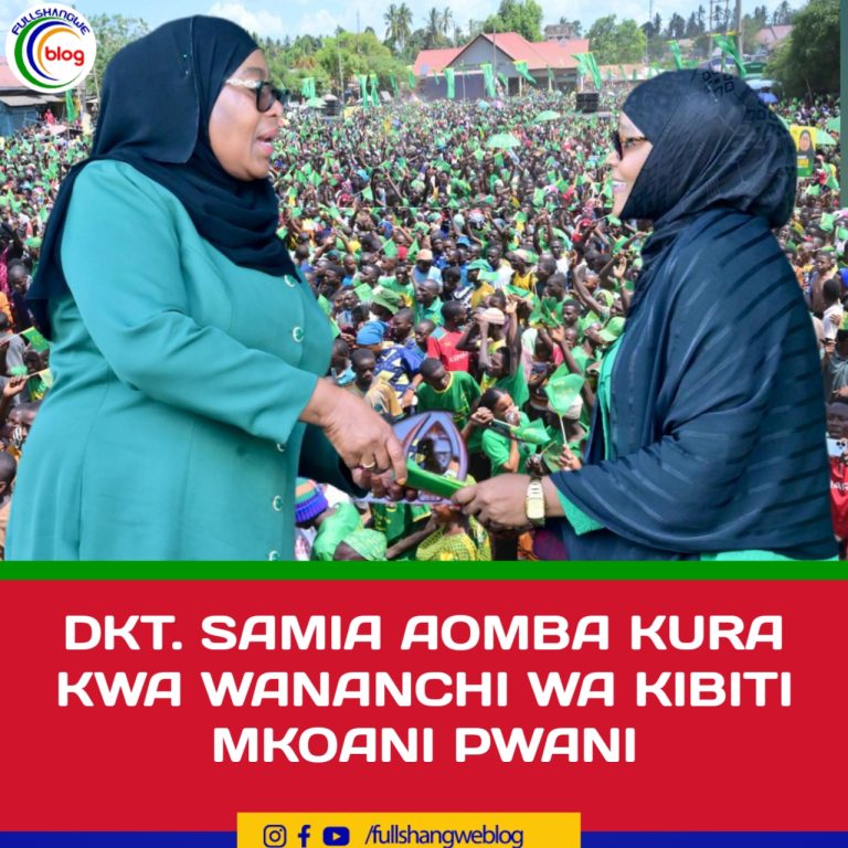 DKT. SAMIA AOMBA KURA KWA WANANCHI WA KIBITI MKOANI PWANI
