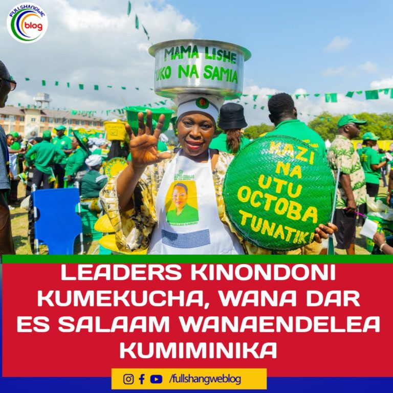 LEADERS KINONDONI KUMEKUCHA, WANA DAR ES SALAAM WANAENDELEA KUMIMINIKA
